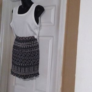 American Rag Lined Pleated Mini Skirt